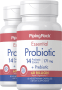Bistveni probiotik s 60 milijardami organizmov 14 sevov + prebiotik, 50 Vegetarijanske kapsule, 2  Steklenice