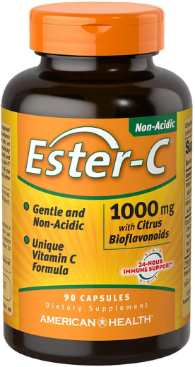 Ester-C mit Zitrus-Bioflavonoiden, 1000 mg, 90 Kapseln