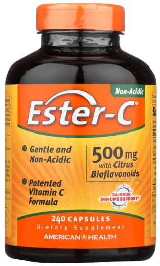 Ester-C com bioflavonóides cítricos, 500 mg, 240 Cápsulas