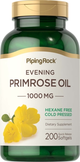 Minyak Evening Primprose , 1000 mg, 200 Gel Lembut Lepas Cepat