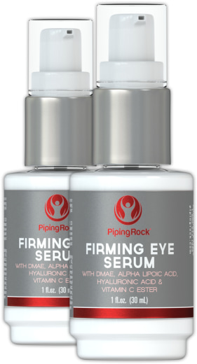 Göz Sıkılaştırıcı Serum + Alfa Lipoik, DMAE, C Vitamini Esterler, 1 fl oz (30 mL) Pompalı Şişe, 2  Pompalı şişeler