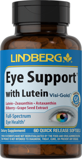 Augenunterstützung mit Lutein, 60 Softgele mit schneller Freisetzung