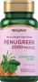 Fenugreek , 2000 mg (por dose), 100 Cápsulas de Rápida Absorção
