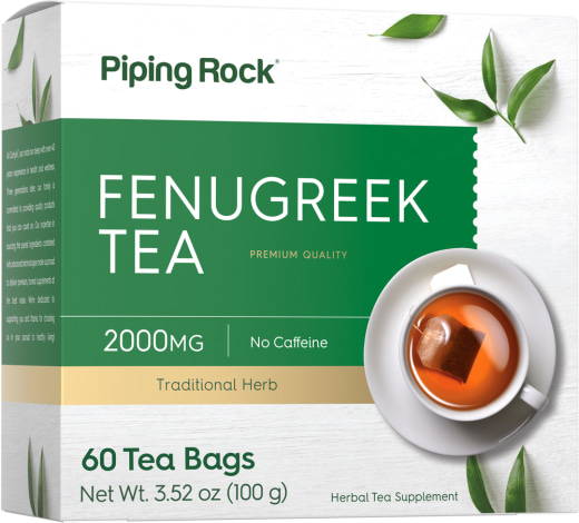 Tè al fieno greco, 2000 mg, 60 Bustine del tè