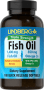 Cápsulas blandas de aceite de pescado de triple fuerza (900 mg, con aceite omega-3), 1400 mg, 180 Cápsulas blandas de liberación rápida