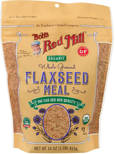 Flaxseed Meal (Organic), 16 oz (453 g) Saco