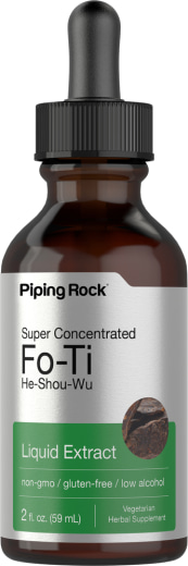 Extracto líquido de raíz seca de Fo-Ti (Ho-Shou-Wu), 2 fl oz (59 mL) Frasco con dosificador