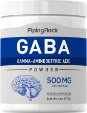 Poudre de GABA (Acide Gamma-Aminobutyrique), 6 oz (170 g) Bouteille