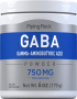 GABA-pulver   (gamma-aminosmørsyre), 750 mg (per dose), 6 oz (170 g) Flaske