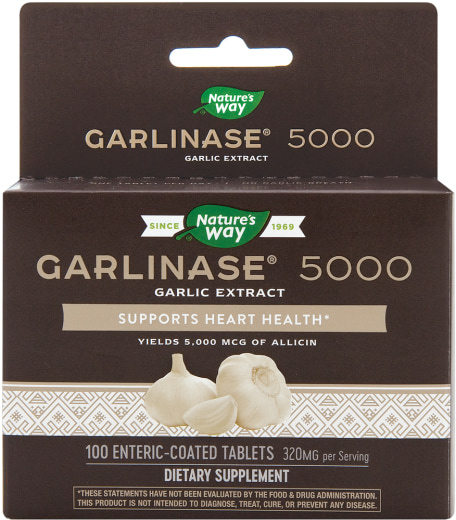 Garlinase 5000 Ekstrak Bawang Putih, 100 Tablet Bersalut Enterik