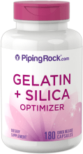 Gélatine plus optimiseur de silicone, 540 mg, 180 Gélules à libération rapide