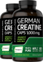German Creatine (Creapure), 1000 mg, 300 Capsules, 2  Flessen
