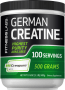 German Monohidrato de creatina (Creapure), 5000 mg (por porción), 1.1 lb (500 g) Botella/Frasco