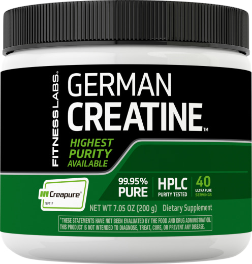 Jerman Creatine Monohidrat (Creapure), 5000 mg (setiap sajian), 7.05 oz (200 g) Botol