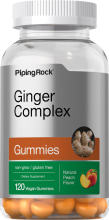 Ginger Complex (Natural Peach), 120 Vegan Gummies