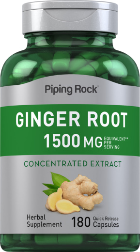 Ginger Root, 1500 mg, 180 Quick Release Capsules