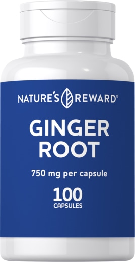 Ginger Root, 750 mg, 100 Capsules