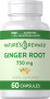 Ginger Root, 750 mg (per serving), 60 Capsules