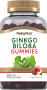 Ginkgo Biloba Gummies (Raspberi Pic Asli), 90 Gummy Vegan