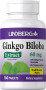 Extracto de Ginkgo Biloba Estandarizado, 60 mg, 180 Tabletas