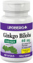 Extracto de Ginkgo Biloba Estandarizado, 60 mg, 60 Cápsulas