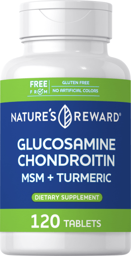 Glucosamine Chondroitin MSM Plus Turmeric, 120 Tablets