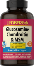 Glucosamine Chondroitine et MSM, 120 Gélules à libération rapide