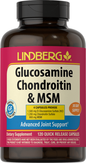 Glukozamín chondroitín a MSM, 120 Kapsule s rýchlym uvoľňovaním