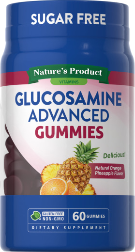 Glucosamine (Natural Orange Pineapple ), 60 Gummies