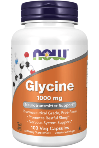 Glicina , 1000 mg, 100 Cápsulas vegetarianas