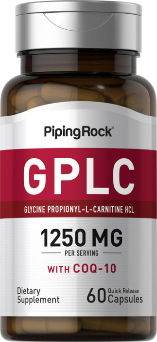 GPLC GlycoCarn Propionyl-L-Carnitine HCl avec CoQ10, 60 Gélules à libération rapide