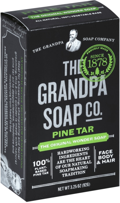 Grandpa's Pine Tar Bar Soap, 3.25 oz (92 g) Bars