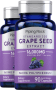 Extrato de grainha de uva , 16,000 mg (por dose), 90 Cápsulas de Rápida Absorção, 2  Frascos