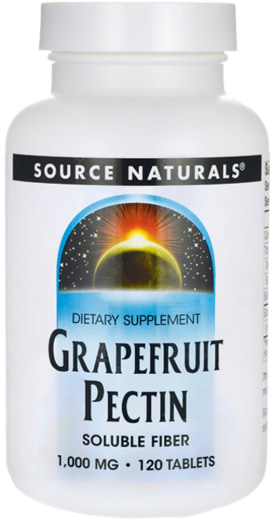 Grapefruitový pektín , 1000 mg, 120 Tablety