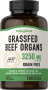 Órgãos de carne de bovino alimentado com relva, 3250 mg (por dose), 200 Cápsulas de Rápida Absorção