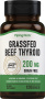 Extract tiroidian de bovine hrănite cu iarbă, 200 mg, 120 Capsule cu eliberare rapidă