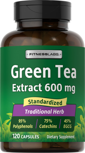Green Tea Standardized Extract, 600 mg, 120 Capsules