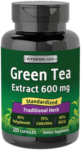 Extrait de thé vert, 600 mg, 120 Gélules