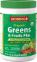 Greens & Fruits Plus Organic, 9.5 oz (270 g) Fles