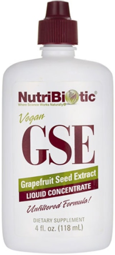 Extrato líquido de sementes de toranja GSE, 4 fl oz (118 mL) Frasco conta-gotas