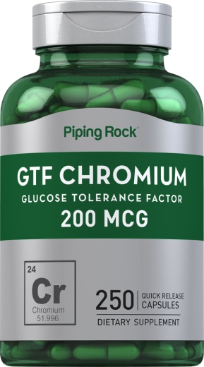 GTF-kromi, 200 μg, 250 Pikaliukenevat kapselit