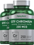 GTF chromium , 200 mcg, 250 Snel afgevende capsules, 2  Flessen