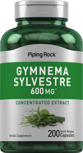 Gymnema sylvestre , 600 mg, 200 Capsule a rilascio rapido