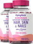 Hair, Skin & Nails s dodatkom marokanskog arganovog ulja, 165 Tekući gelovi s brzim otpuštanjem, 2  Boce