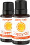 Olio essenziale della felicità, 1/2 fl oz (15 mL) Flacone contagocce, 2  Bottiglie
