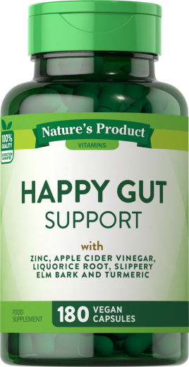 Happy Gut Support, 180 Veganistische capsules