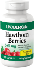 Baies Hawthorn, 565 mg, 100 Gélules