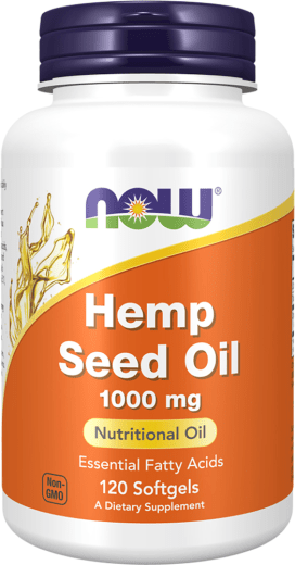 Hemp Seed Oil, 1000 mg, 120 Softgels