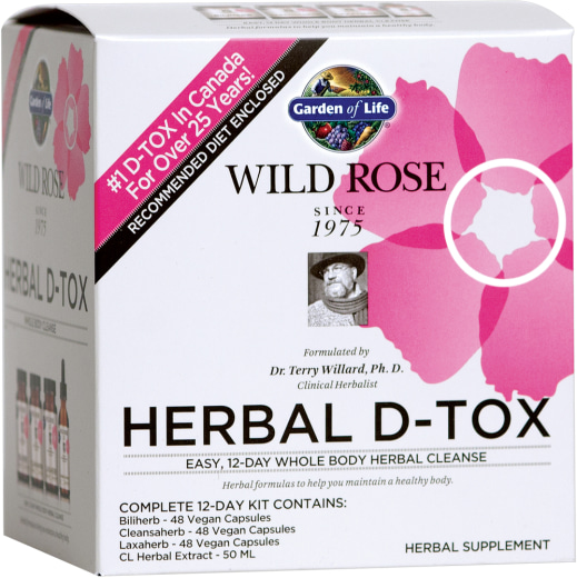 Kit de limpieza corporal integral Herbal D-Tox, 1 Kit