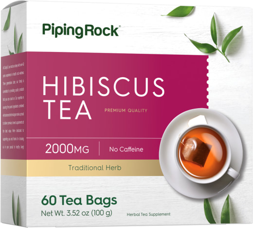 Organikus hibiszkusztea, 2000 mg, 60 Teafilter